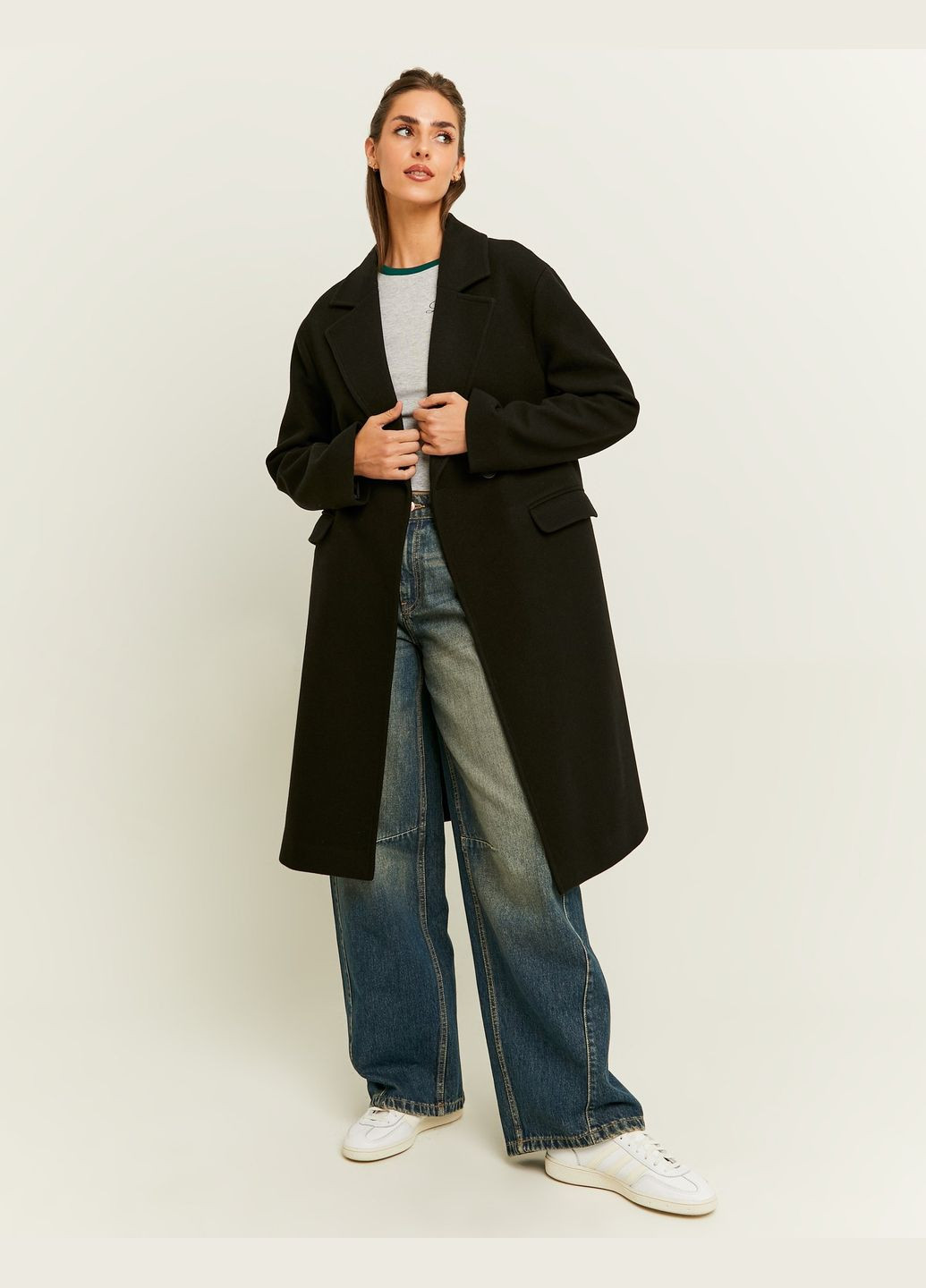 Чорне Пальто Tally Weijl