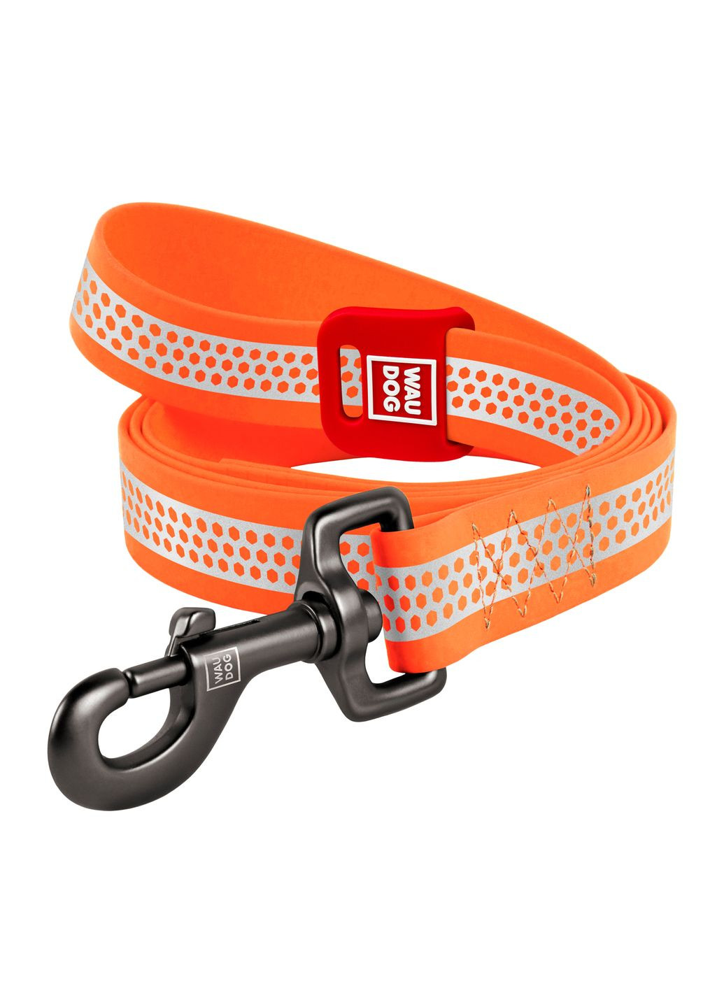 Повідець водостійкий Waterproof світловідбивний 25 мм 122 см (4823089343686) WAUDOG (351479468)