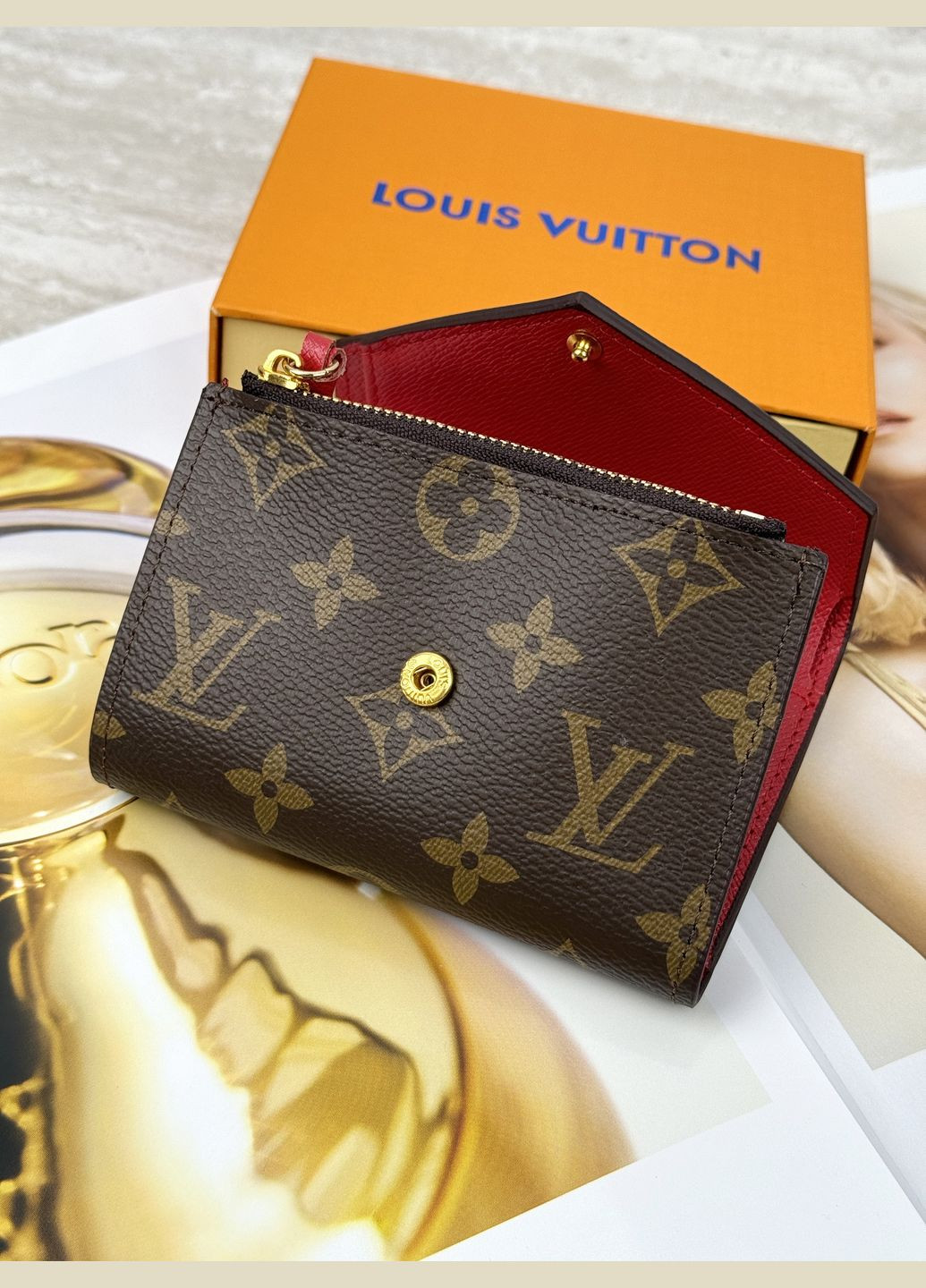 Женский кошелек Луи Витон (конверт мини-LUX качество) No Brand (318095279)