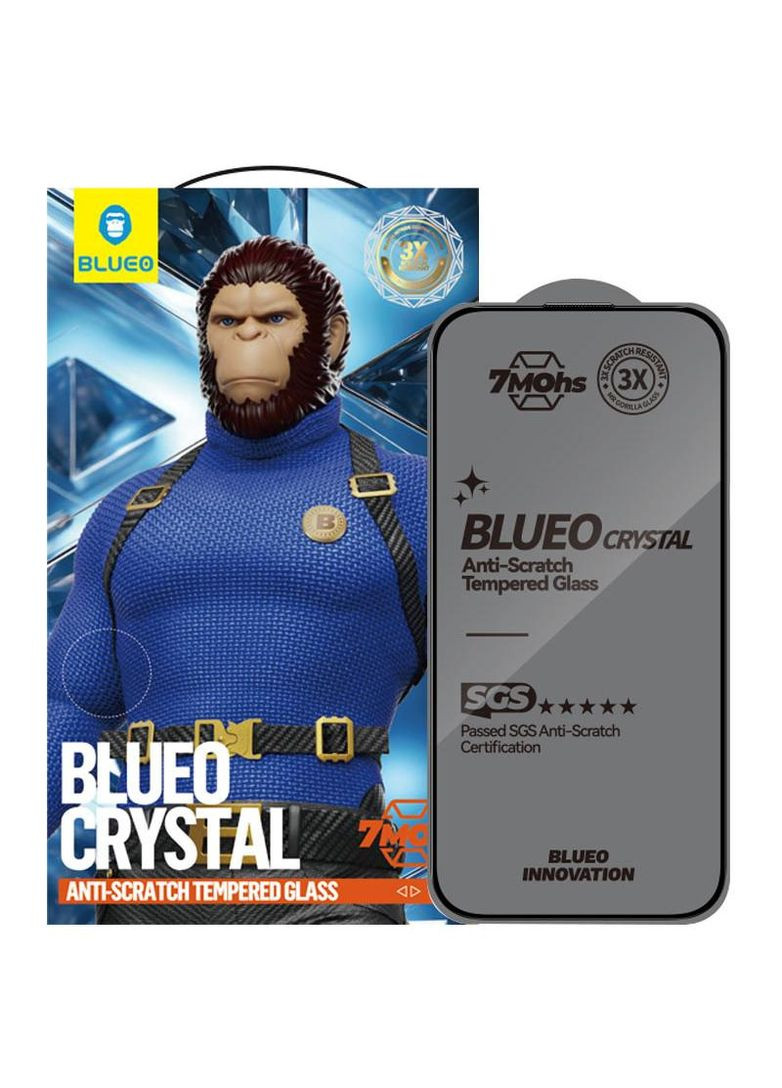 Захисне 2.5D скло Crystal Anti-Scratch для Apple iPhone 16 Pro Max Blueo (302311897)