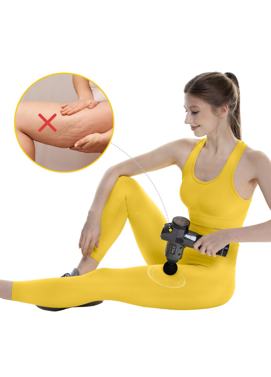 Ручной перкуссионный массажер Massage Gun Ultra Cool Edition 100 Вт (массажный пистолет) 4FIZJO mg05 (293943007)