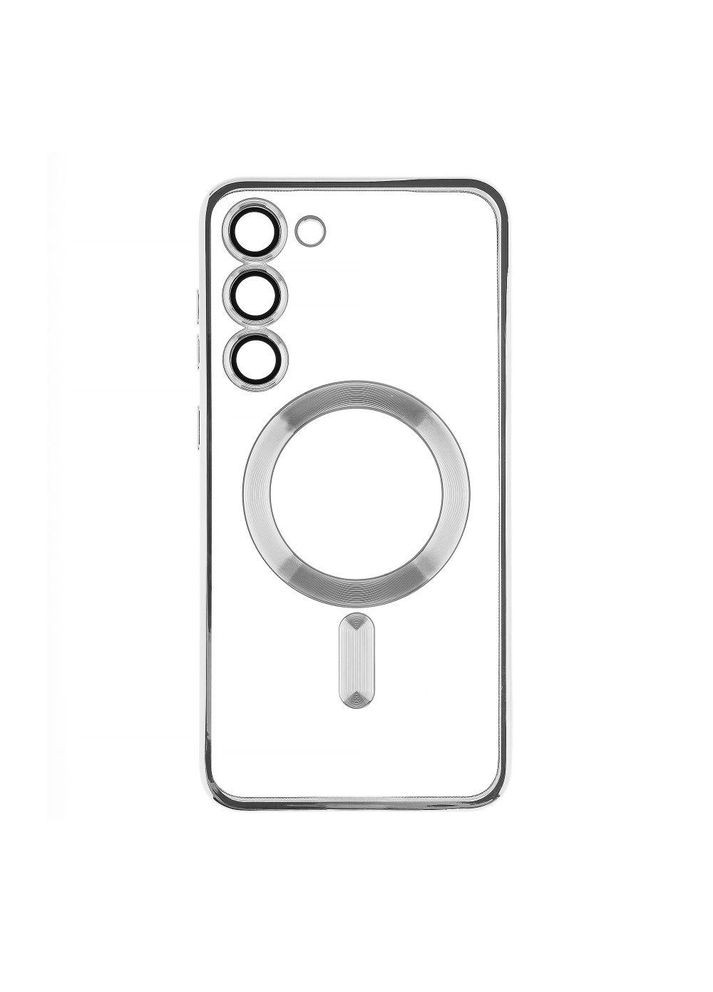 Чехол TPU Metallic with Magsafe для Samsung Galaxy S23 Plus (S916) Silver Wave (315871659)