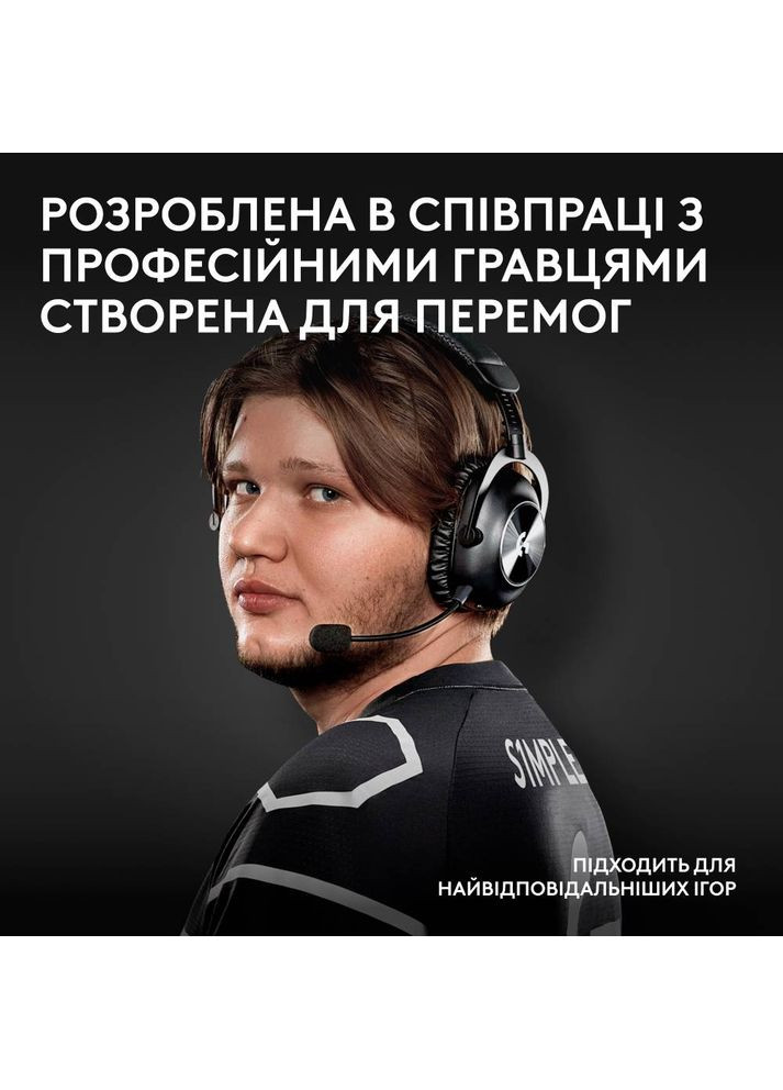 Гарнитура PRO X 2 LIGHTSPEED Wireless Gaming Magenta (981-001275) Logitech (323126069)