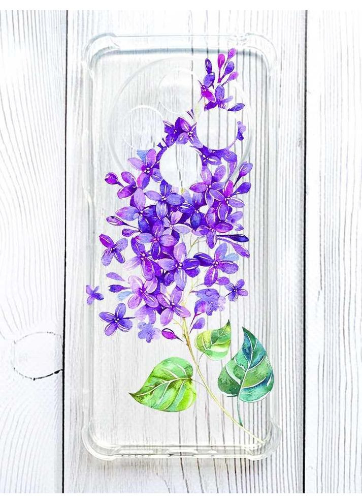 Чехол с утолщёнными углами на Xiaomi Redmi 14C / Poco C75 Веточка сирени (принт 280) Creative (355392039)