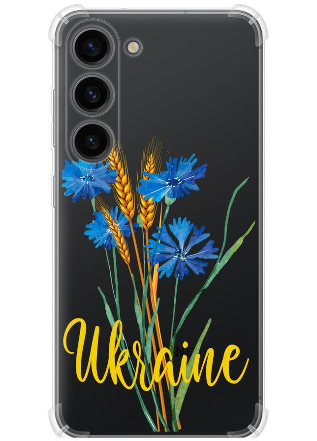 Силіконовий протиударний с посиленими кутами чохол 'Ukraine v2' для Endorphone Samsung Galaxy S23 (322426277)