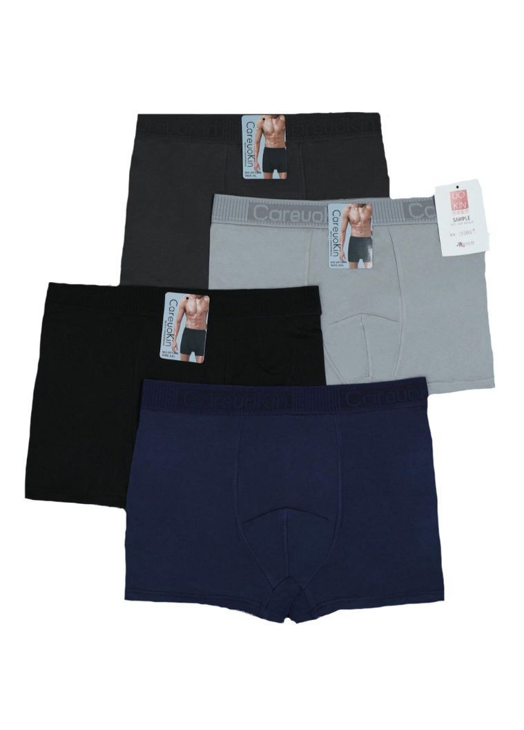 Набор трусов боксёры 4 шт CK A3408 CAREUOKIN (370440502)