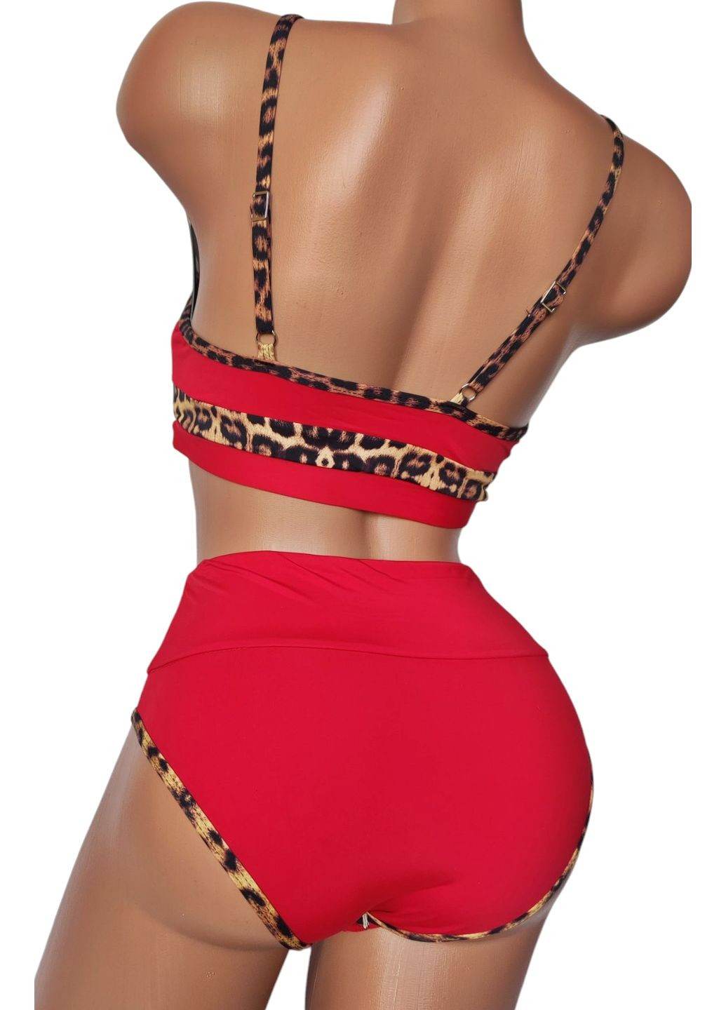 Красный летний купальник (лиф-топ, плавки) FUBA