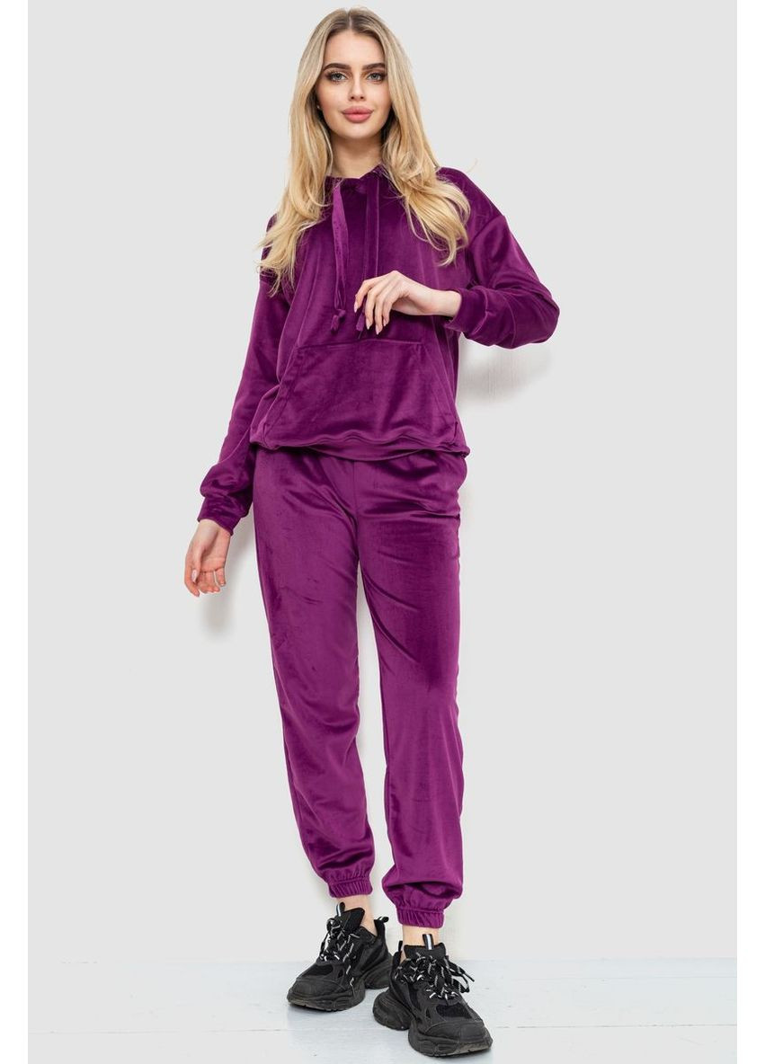 Спорт костюм жіночий велюровий, колір оливковий, 177R022 Ager (315133080)