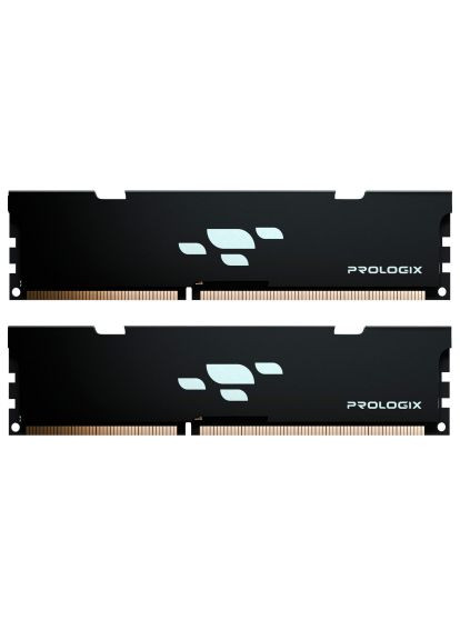 Модуль пам'яті для комп'ютера (PRO32GB3200B4K) Prologix DDR4 32GB (2x16GB) 3200 MHz Black (366694830)