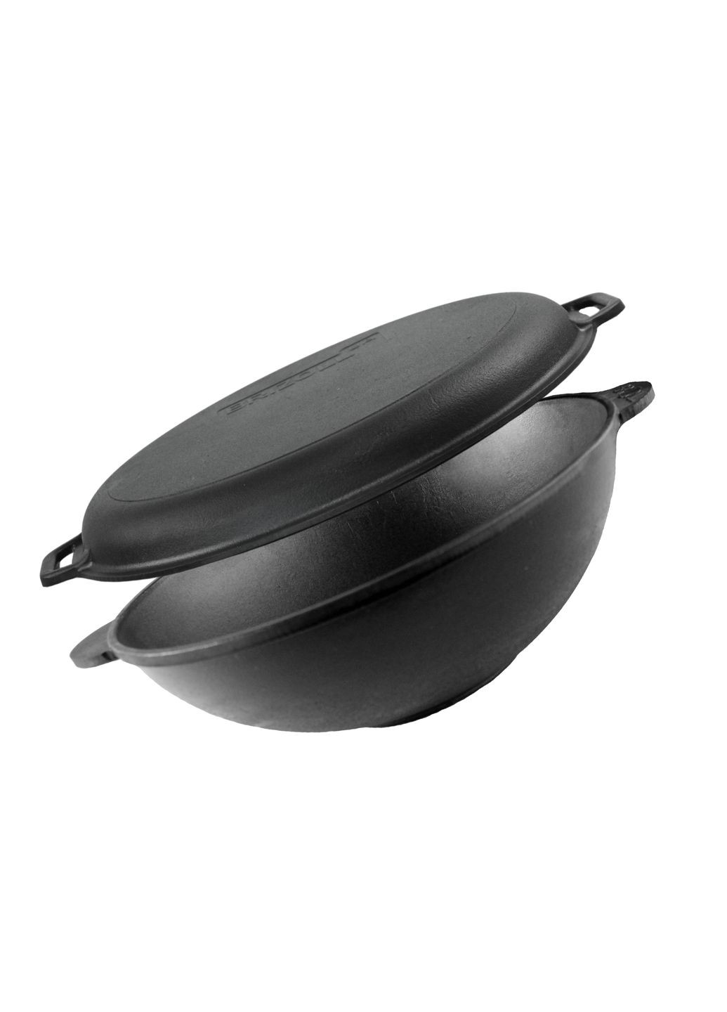 Чугунная сковорода WOK 4,7 л. Brizoll (363830417)