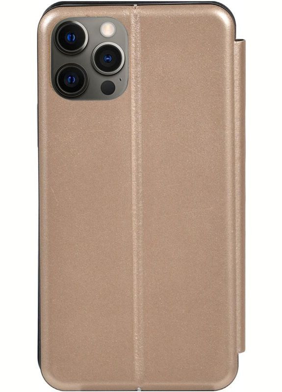 Чехол-накладка Book Rounded Leather Case Apple iPhone 12 Pro Max Gold Toto (301471797)