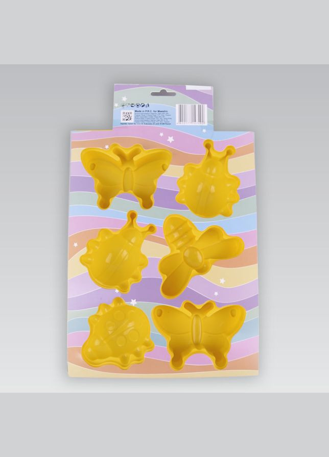 Форма для выпечки насекомые (MR-1054) желтый Maestro (336153440)