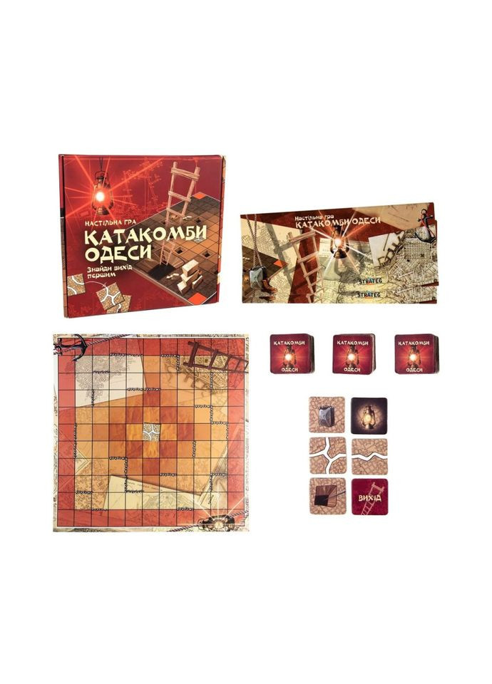 Настільна гра "Катакомби Одеси" 30285 Strateg (306436069)