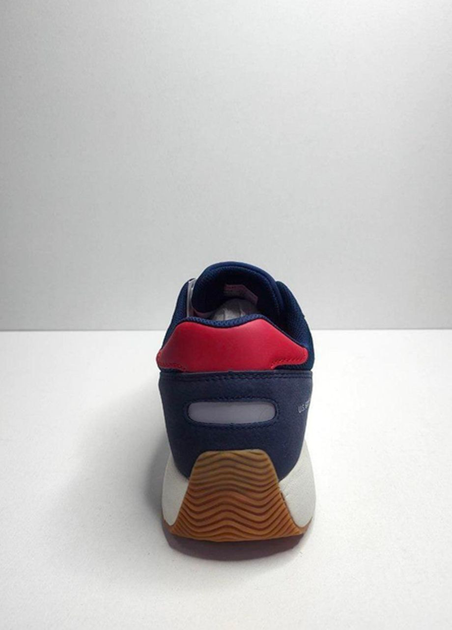 Синие демисезонные кроссовки u.s. golf club, размер 40, стелька 26 см, с белым US