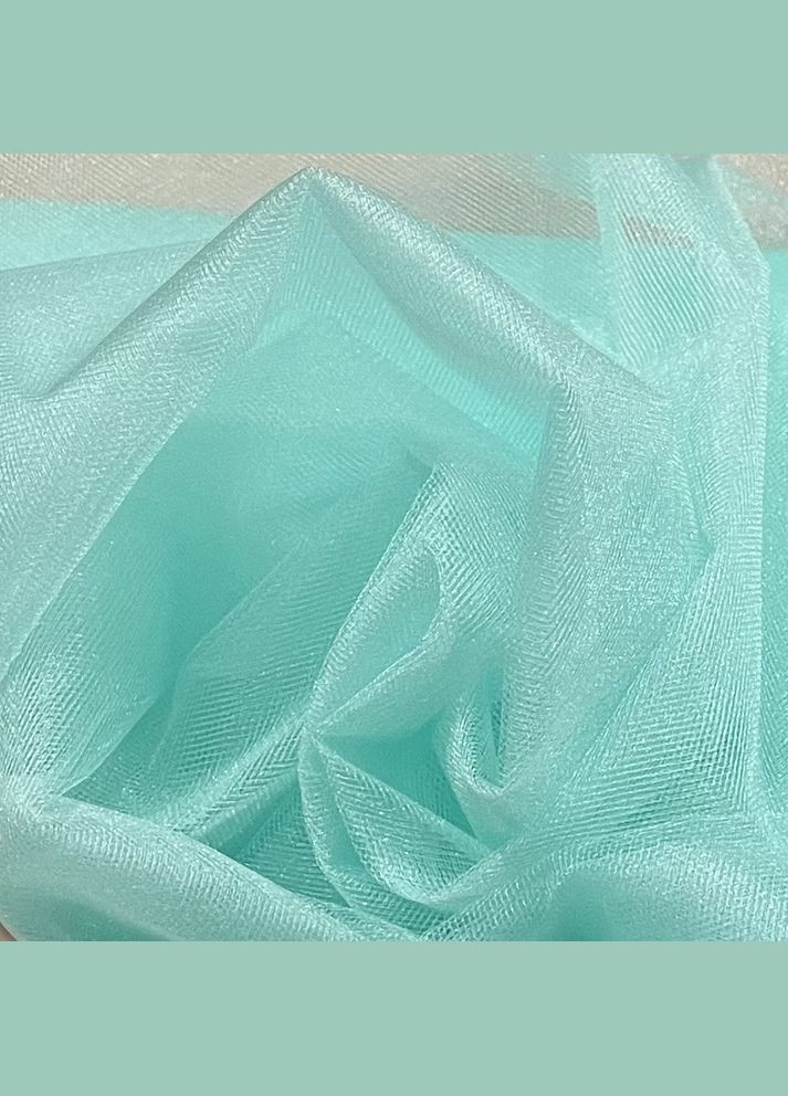 Сітка фатин бірюзова №025 Kristal tul (329743874)