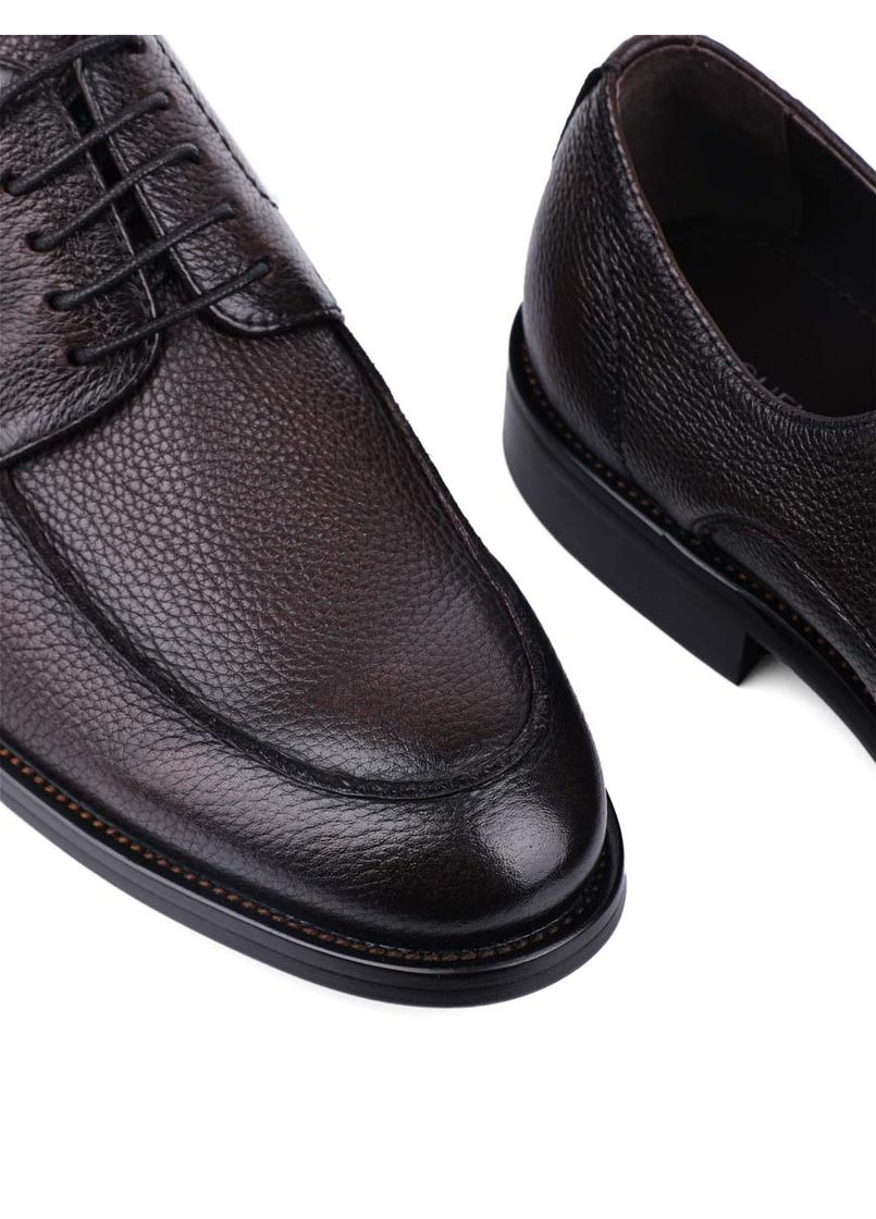 Коричневые мужские туфли kt869b-50m257 коричневый кожа Miguel Miratez
