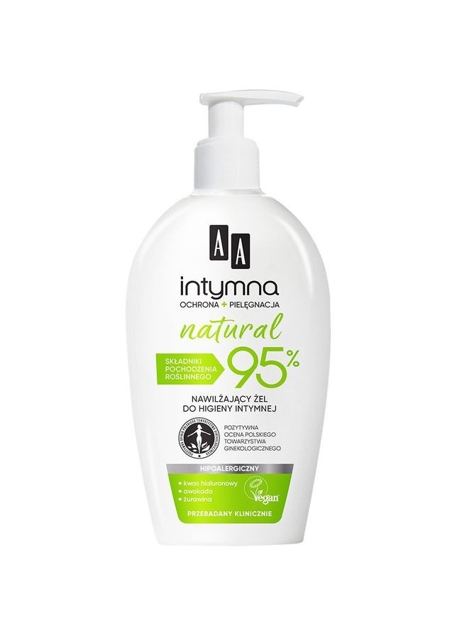 Міцелярний гель для інтимної гігієни Intimate Natural 95% 300 мл AA 5900116062808.0 (328200439)