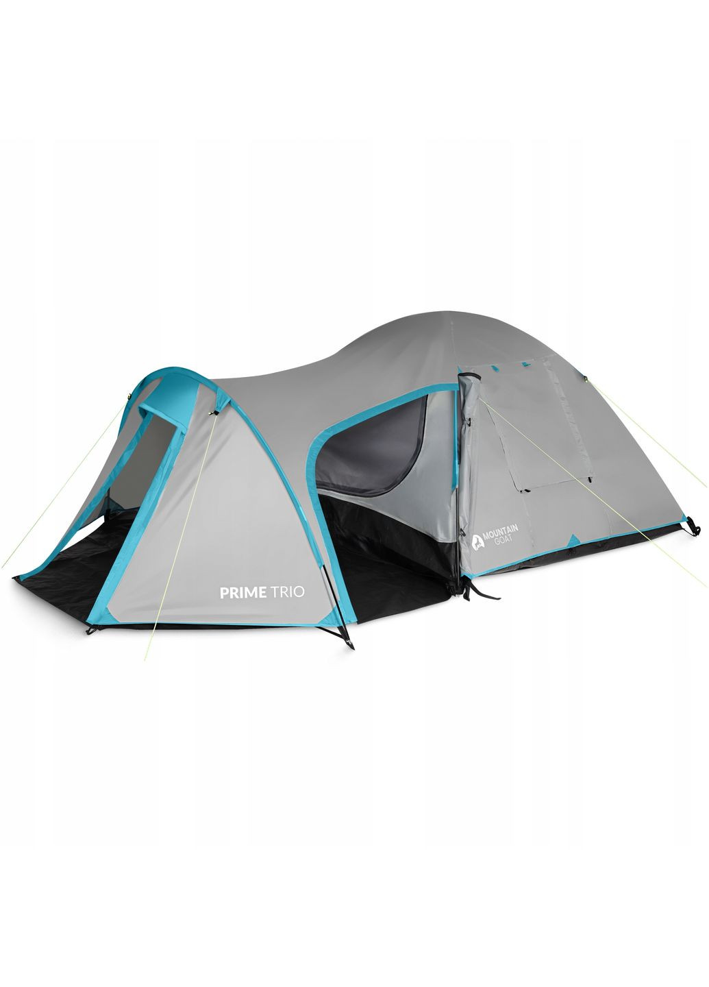 Палатка туристическая Prime Trio 3-местная Grey (P-5905973406581) Mountain Goat (351904592)
