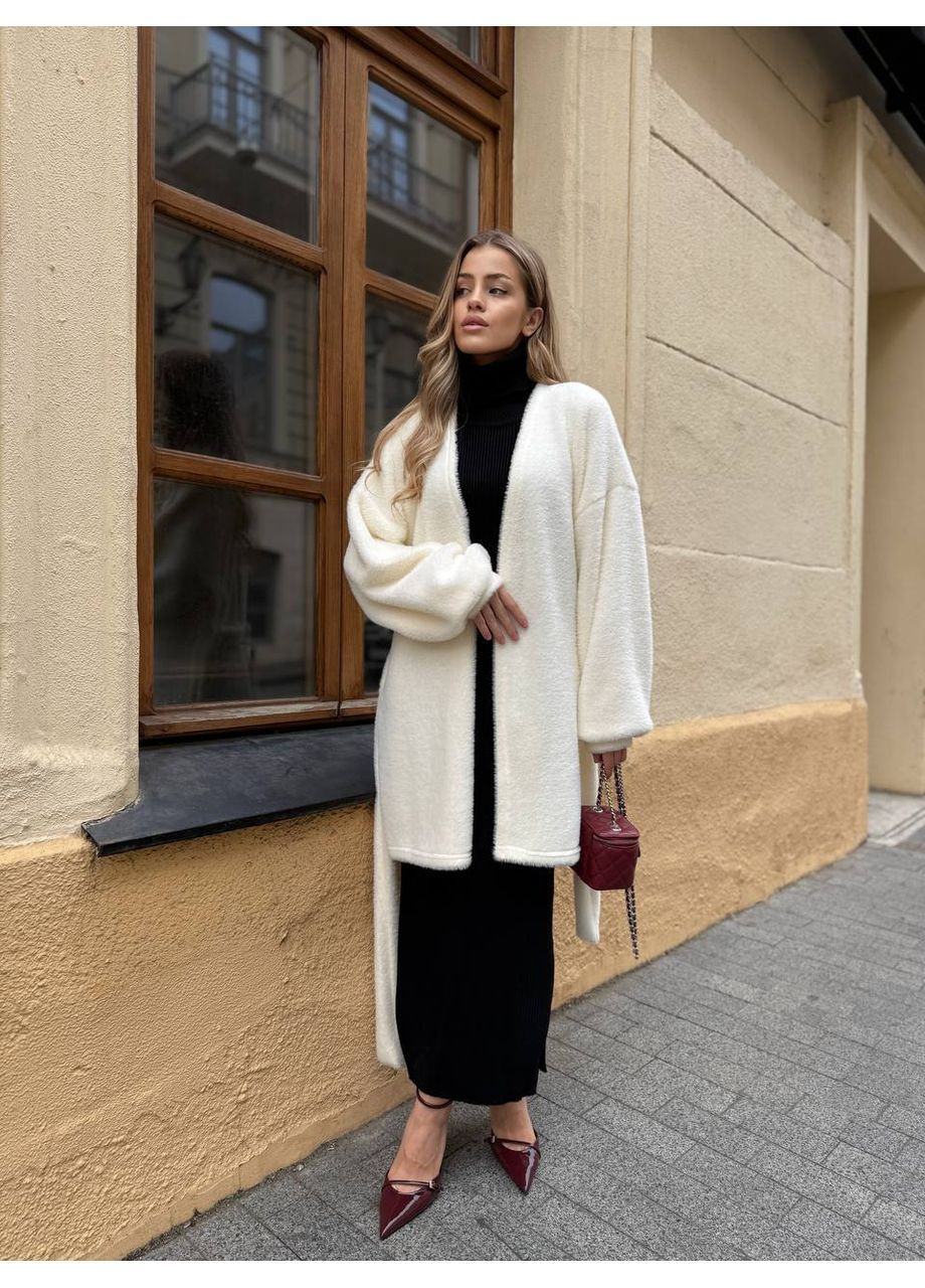 Молочный демисезонный кардиган MonCher