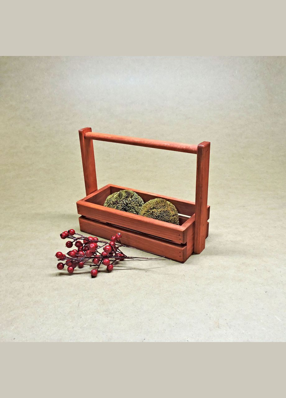 Подарочная корзинка из дерева Карнаби коралл (ПДК-000203) No Brand (328910560)