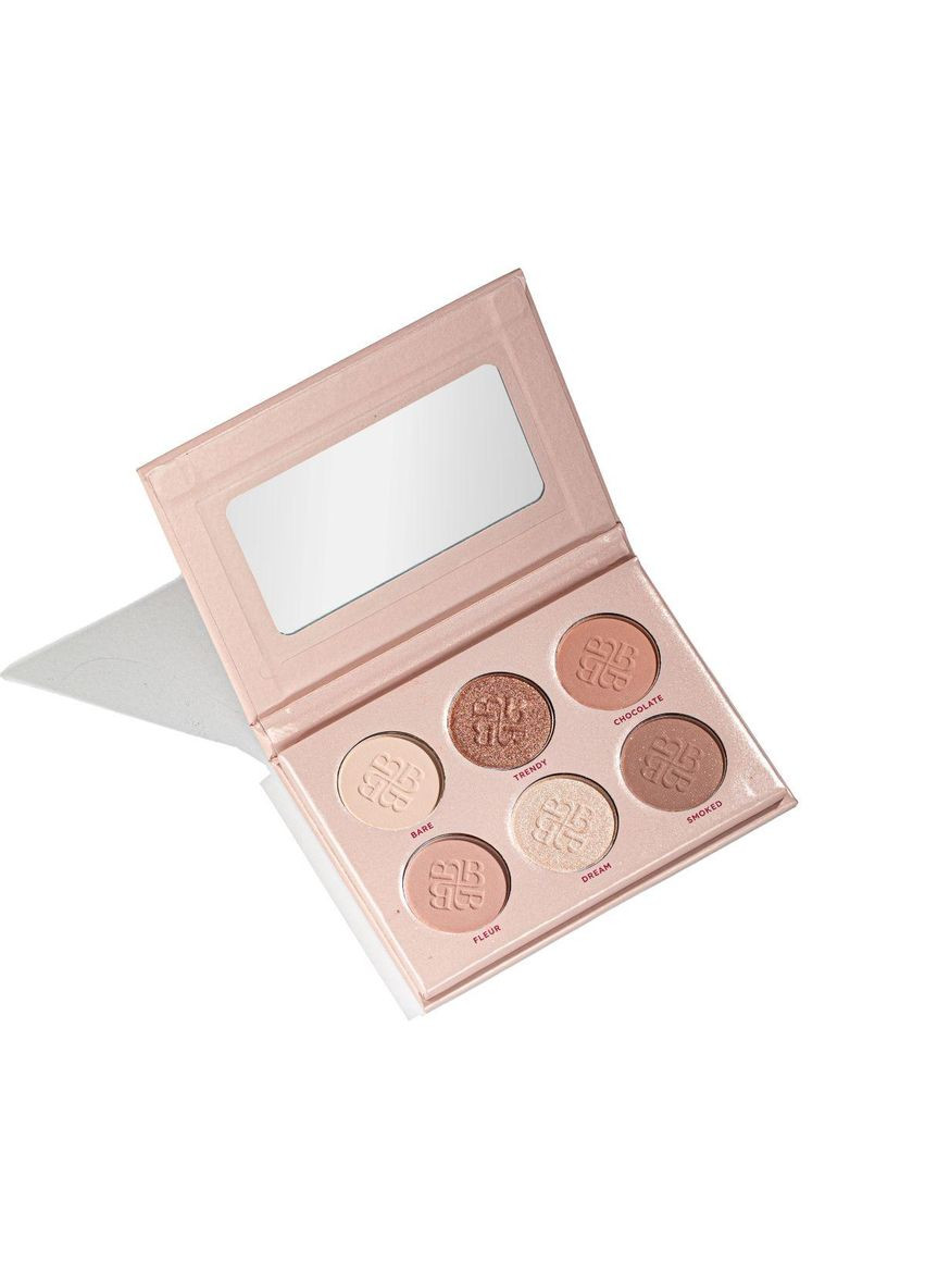 Палетка тіней для повік 6 відтінків Match Eyeshadow Palette Коричневі (BG908(001)) Bogenia (367985120)