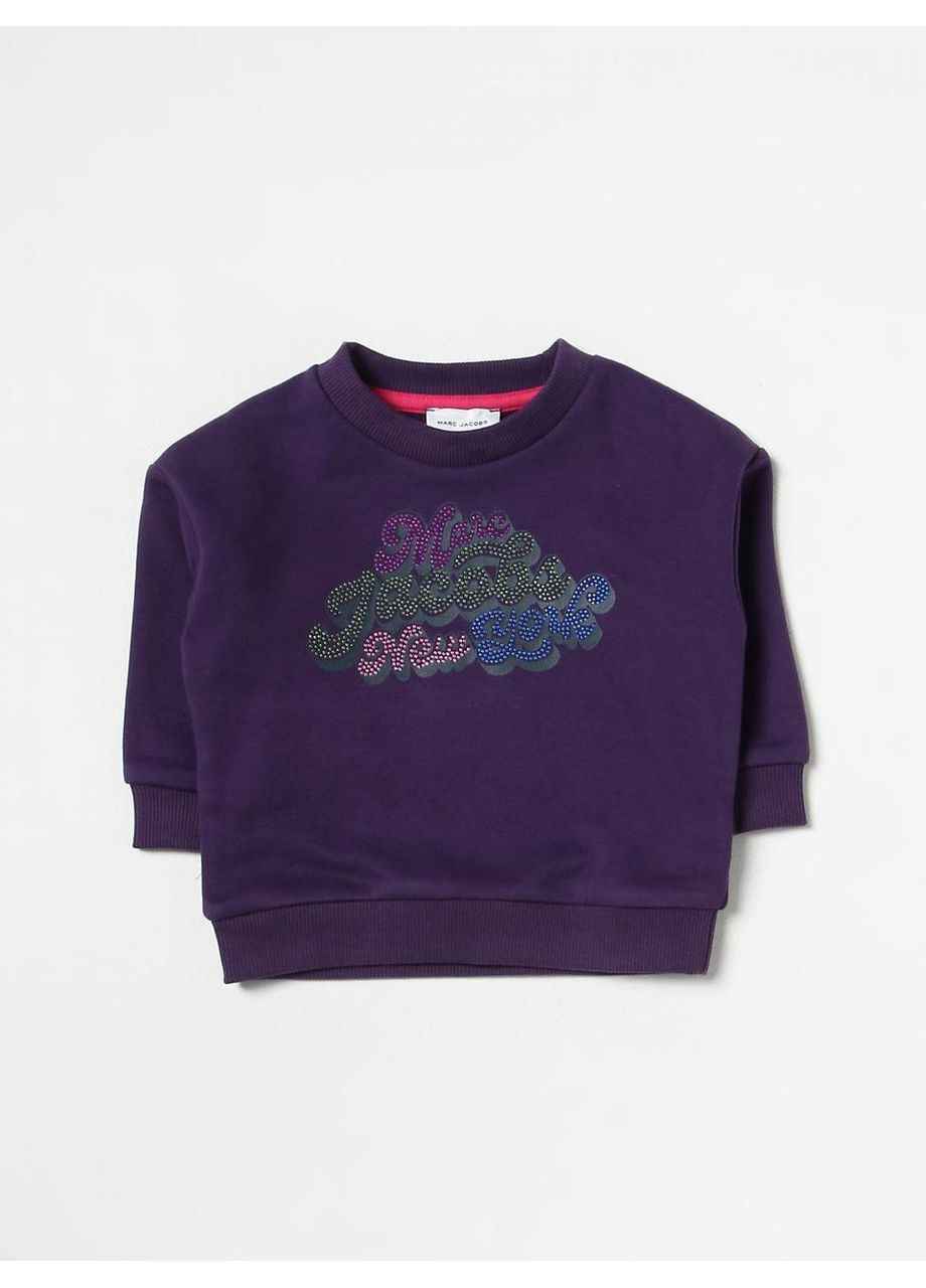 Marc Jacobs свитшот, арт. 15692, new york sparkle, 8 лет, 126 см фиолетовый трикотаж