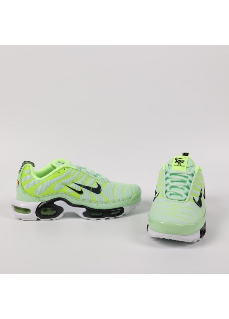 Серые демисезонные кроссовки мужские nike air max plus tn green найк аир макс тн плюс No Brand