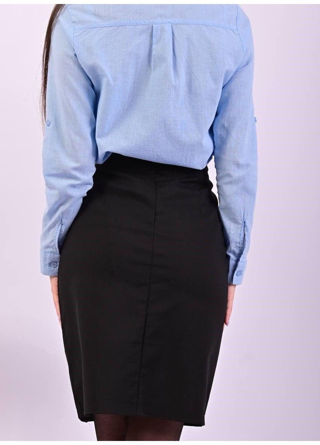 Черная юбка женская классическая чорна BSZZ