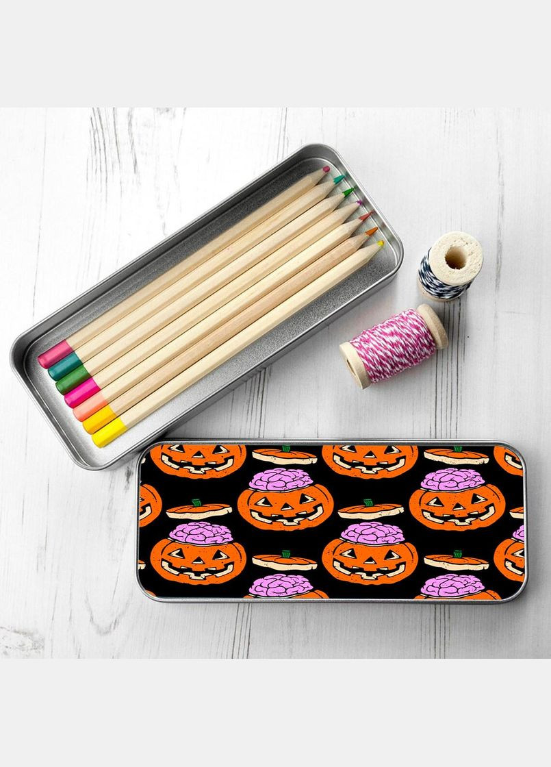 Пенал школьный для мальчика и девочки металлический Девушка-самурай 7*18 см Silver No Brand (309158846)