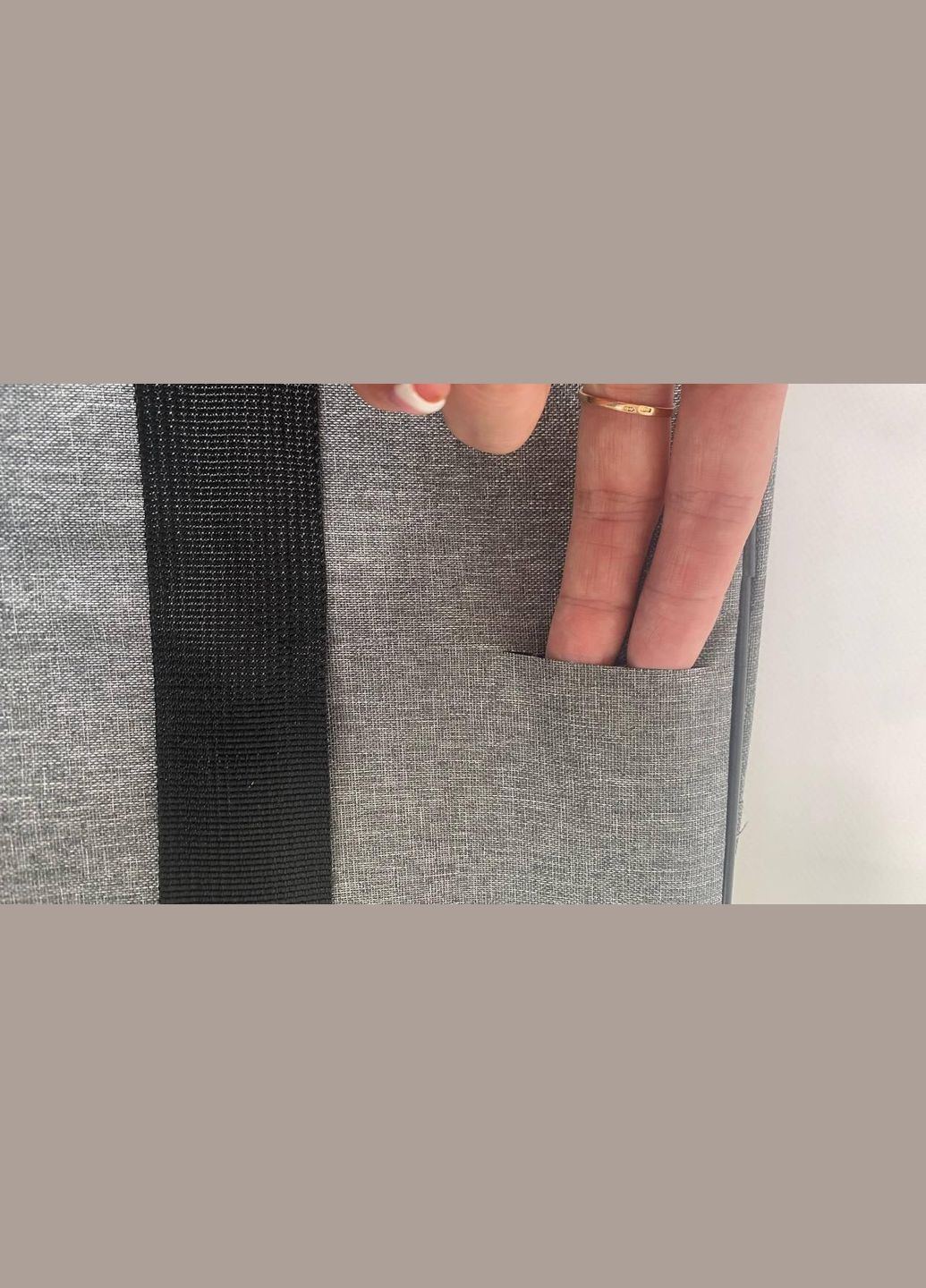 Дорожна сумка-органайзер, тревел кейс для зберігання документів з кодовим замком Сіра No Brand (317352330)