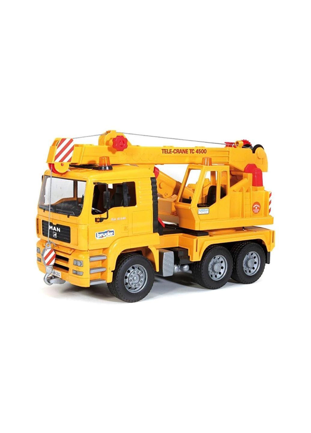 Машинка іграшкова - MAN кран-трак колір жовтий ЦБ-00250181 Bruder (293142768)