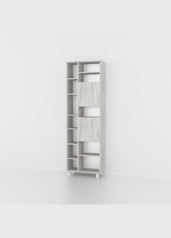 Шафа-пенал з полицями у ванну G0054 Бетон VAYS (372656112)