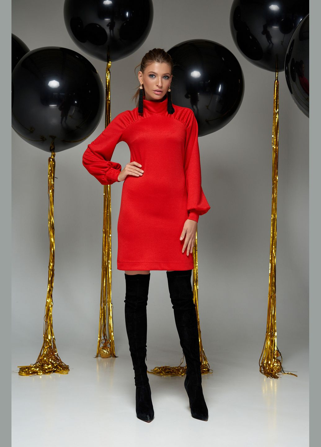 Красное повседневный, праздничный, коктейльное, вечернее платье Liton