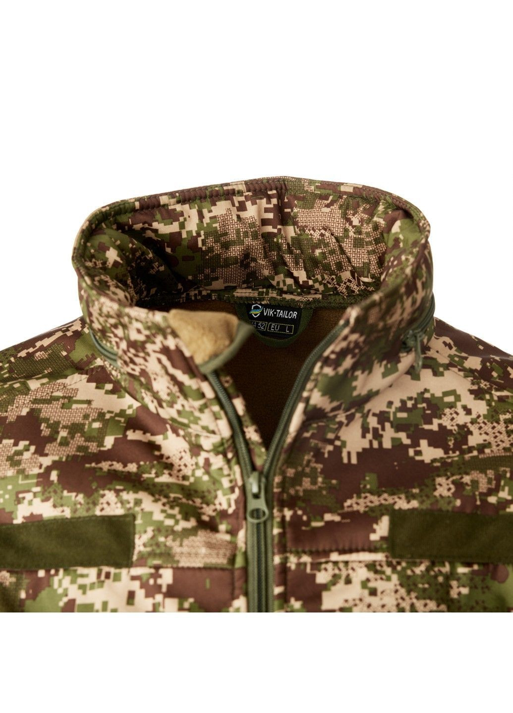 Комбінована демісезонна куртка softshell україна хижак Vik-Tailor