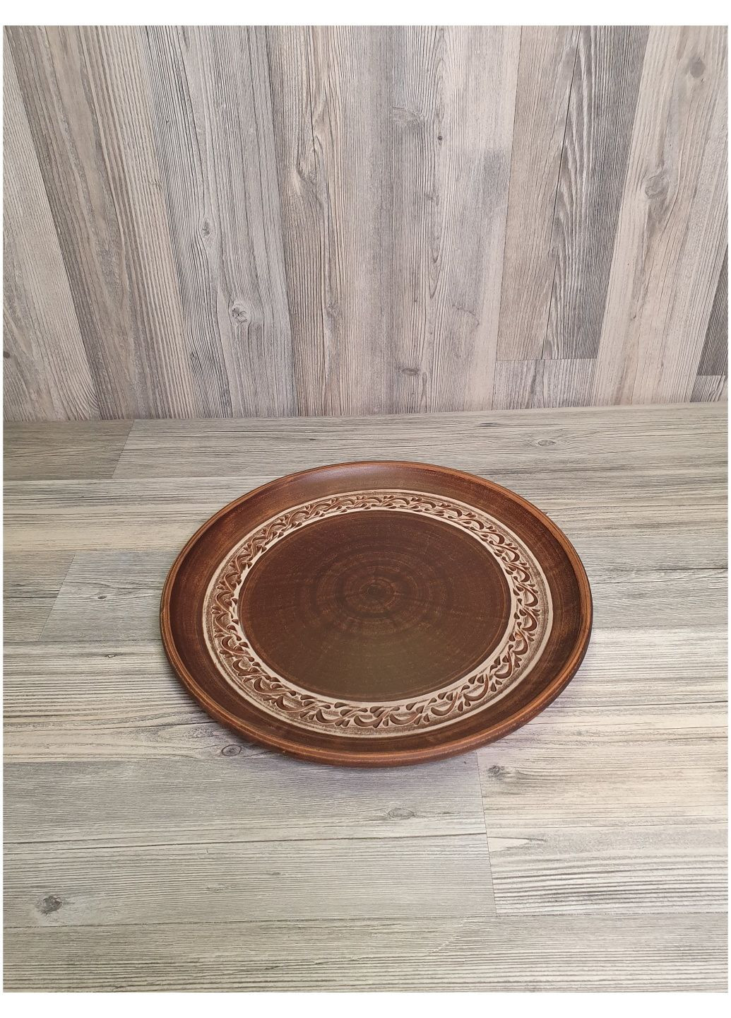 Блюдо 30 см., для банкета из красной глины No Brand (329722697)