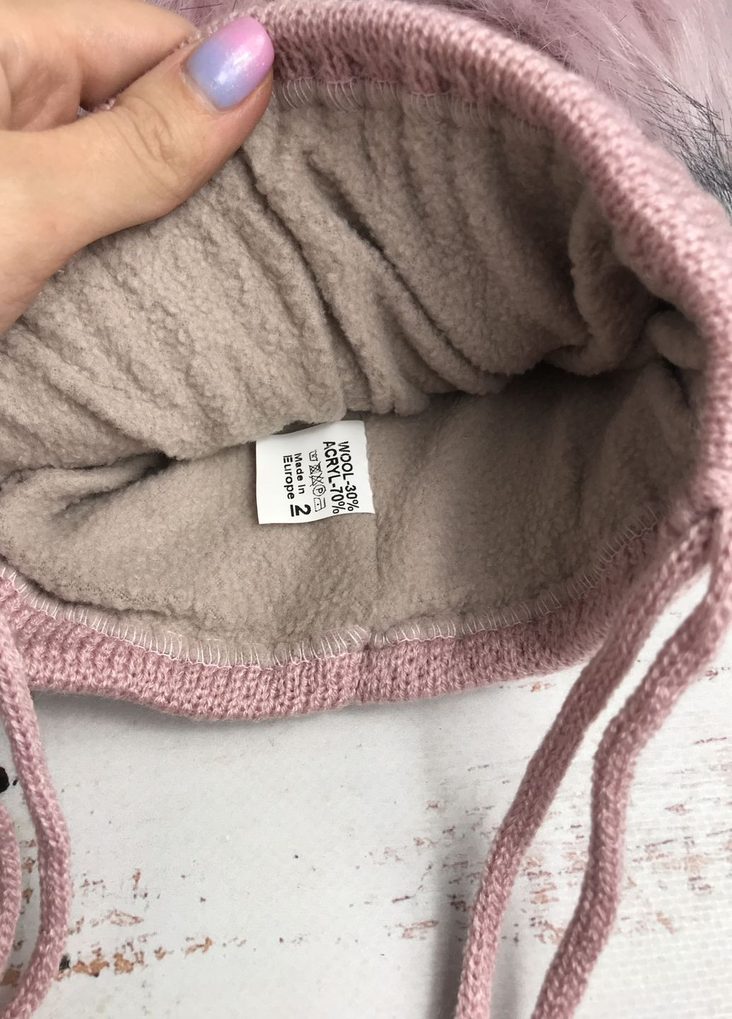 Шапка детская на девочку Розовый (483-1) Shela (366276919)