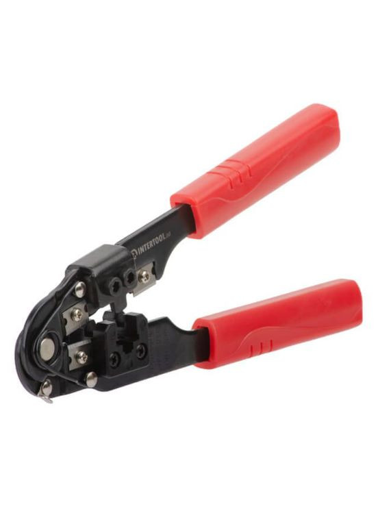 Кліщі для опресування штекерів 195 мм RJ45 (HT-7054) Intertool (353494900)