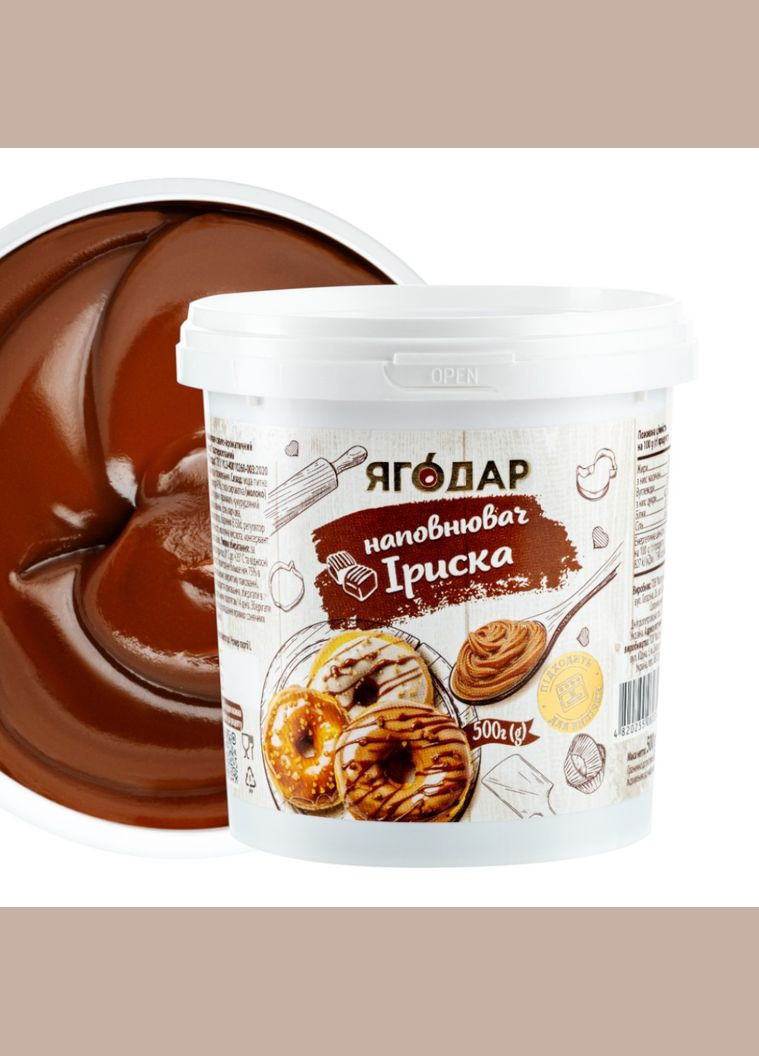 Набор наполнителей для кондитерских изделий Ириска 4 шт (2248386902) YAGODAR (347642586)