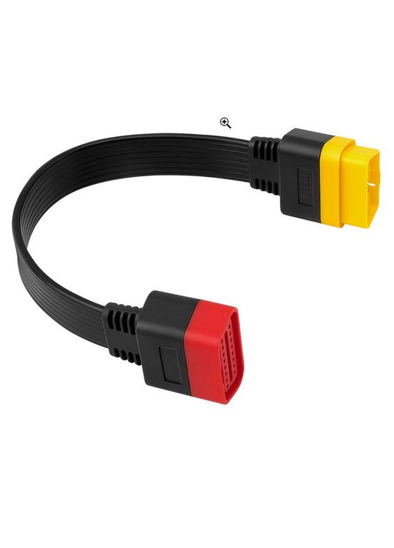 Кабель подовжувач OBD2 36см(оригінал) для підключення адаптерів, Mucar, EasyDiag, ThinkDiag Launch (323440505)