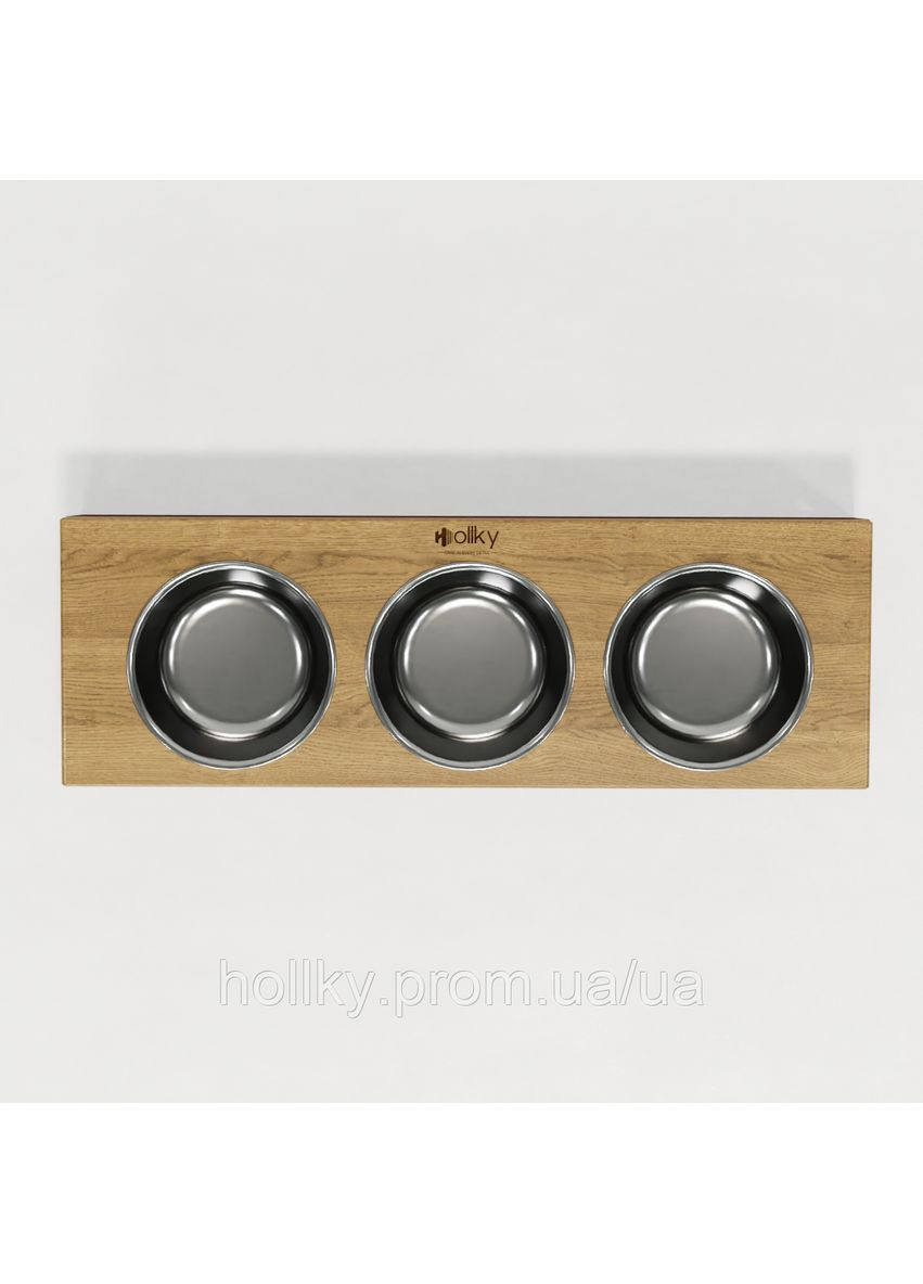 Миски на підставці для котів та маленьких собак Base Bar (3 × 0,45 л) Bar-54187-GLNT Hollky (365652756)