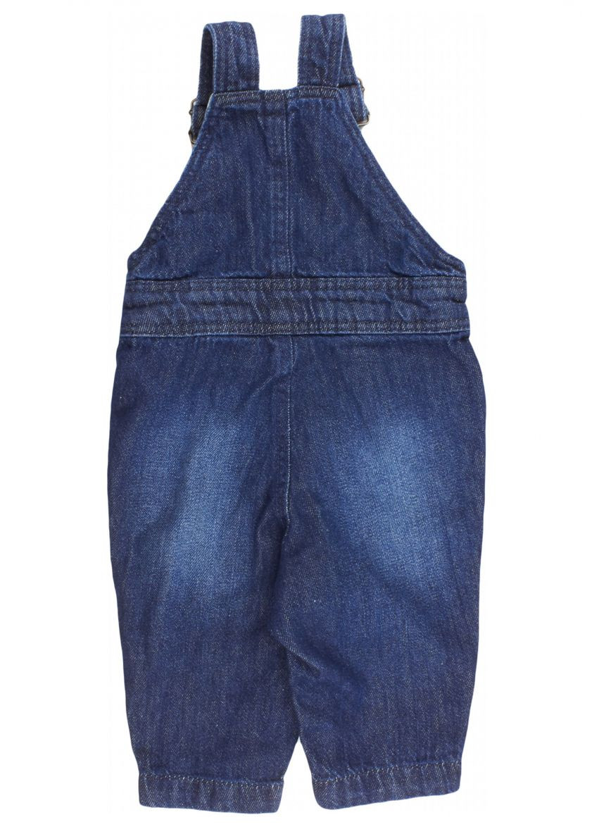 Полукомбинезон джинсовый на кпопках, с регулирующими шлейками для мальчика 306793 Lupilu (263433292)