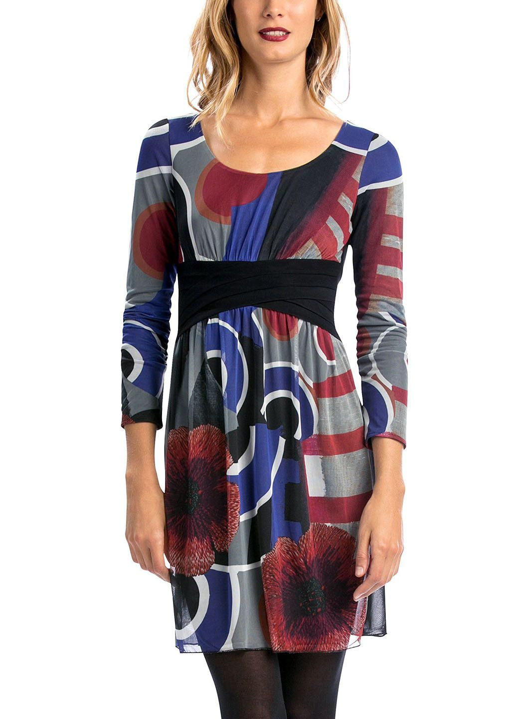 Черное повседневный платье черный Desigual