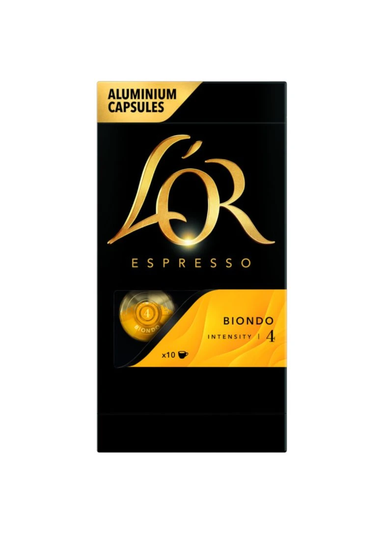 Кофе в капсулах Nespresso Espresso Biondo, 10 шт. L'OR (376399262)