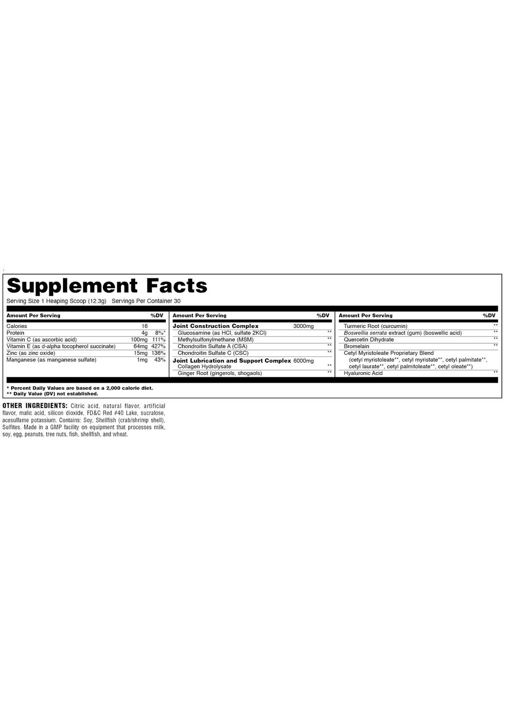 Препарат для суставов и связок Animal Flex, 30 порций Вишня-ягода (369 грамм) Universal Nutrition (293418804)