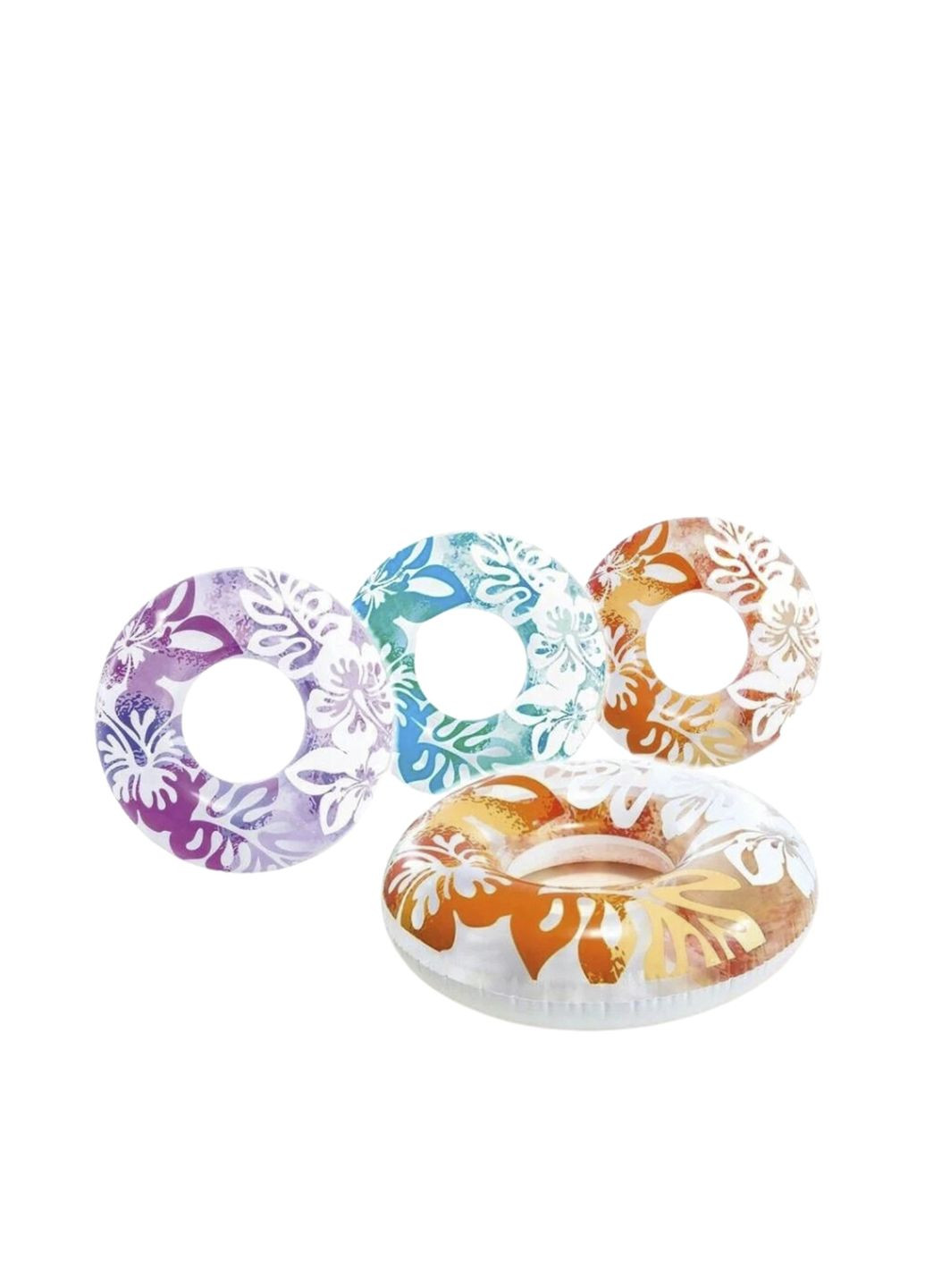 Надувной круг - Перламутр цвет разноцветный ЦБ-00220813 Intex (329296204)