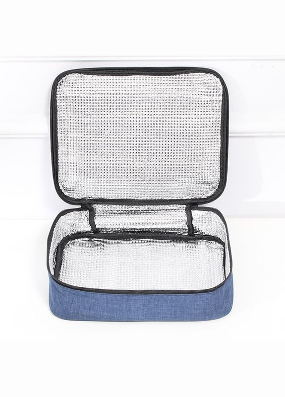 Плоска термосумка для ланчу 32×26×7 см Slim XL, сіра More (299715981)