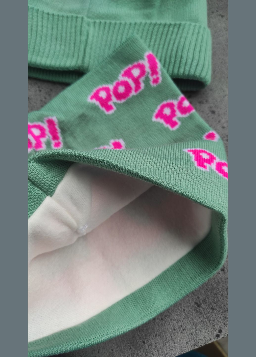 Комплект на флісі шапка + хомут з надписами Talvi (301914106)