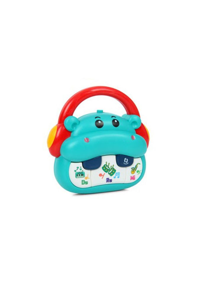 Детское пианино "Бегемот" FT0056C 12 см, обучающее, музыка, звук Limo Toy (364195200)