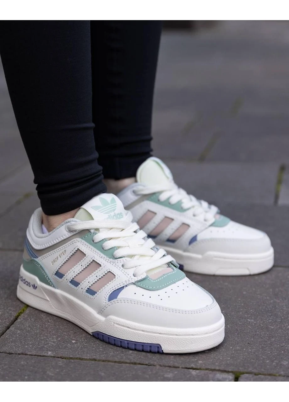 Білі кросівки чоловічі adidas drop step beige multicolor адідас дроп степ демісезон No Brand