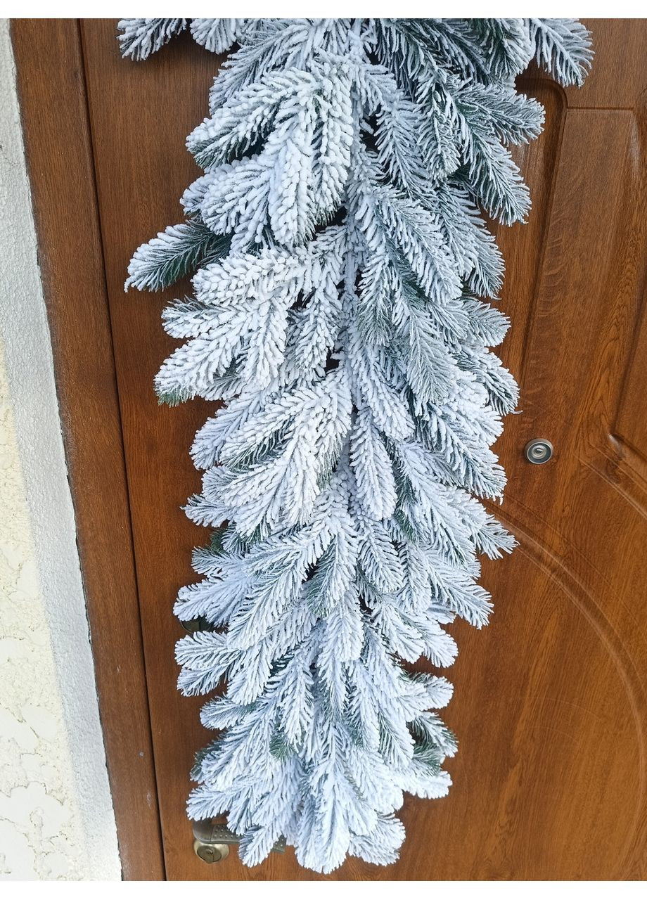 Гирлянда хвойная литая SGX Элитная" 1м. заснеженная Yalynkar (370439227)